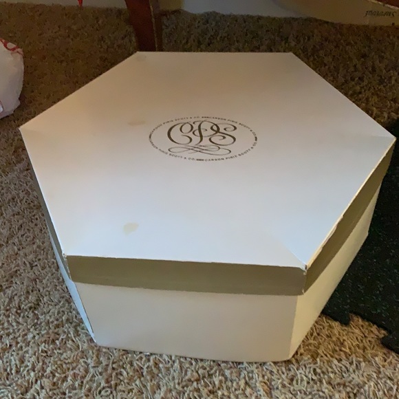 Irene of New York Hat Wide Brim Straw and Organza Kentucky Derby - Picture 8 of 11